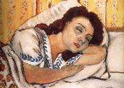 Henri Matisse Marguerite asleep painting
